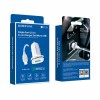 Зарядное автомобильное устройство Borofone BZ12A QC3.0, 3.6-12В, 3A USB+ кабель Micro USB, белое