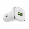 Зарядное автомобильное устройство Borofone BZ12A QC3.0, 3.6-12В, 3A USB+ кабель Micro USB, белое