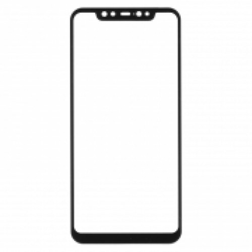 Защитное стекло для экрана Xiaomi Mi 8 Black, Full Screen&Glue, Perfeo (PF_B4147)