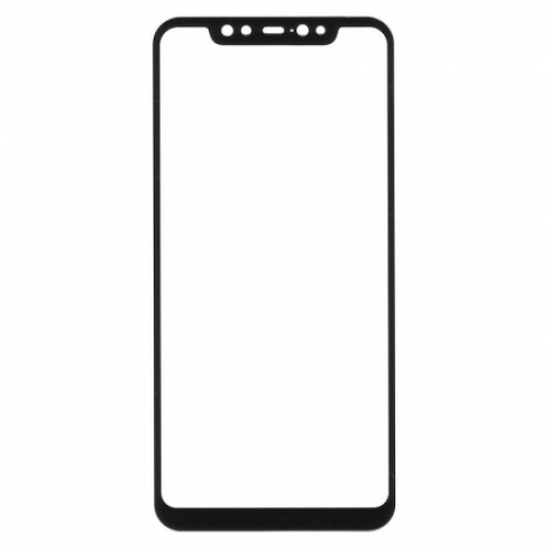 Защитное стекло для экрана Xiaomi Mi 8 Black, Full Screen&Glue, Perfeo (PF_B4147)