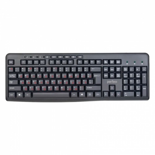 Клавиатура Perfeo Push, черная, USB (PF_A4796)