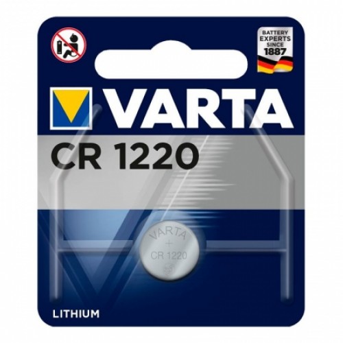 Батарейка CR1220 Varta, 1 шт, блистер