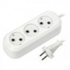 Удлинитель сетевой Smartbuy, 3 розетки, 5 м, 10А/2.2кВт без заземления (SBE-10-3-05-N)