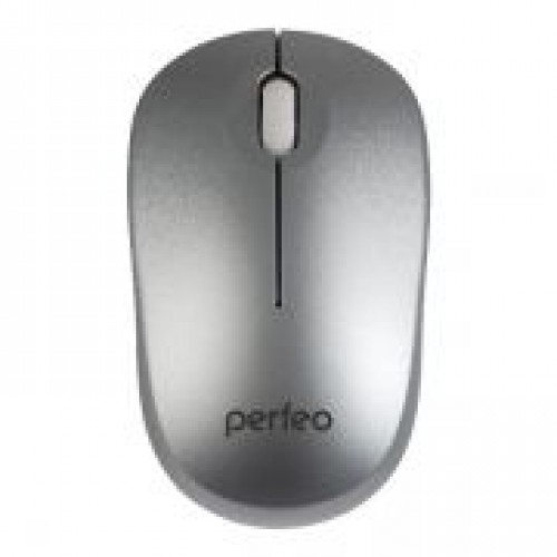 Мышь беспроводная Perfeo Sky, серебристая, USB (PF_A4506)