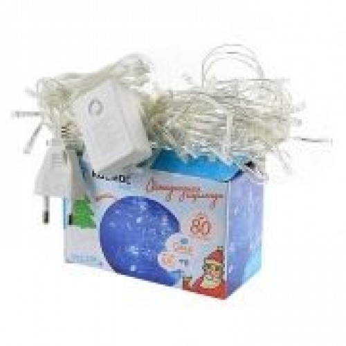 Светодиодная гирлянда Космос, синяя, 80 LED, 8 режимов, 8.8 м (KOC_GIR80LED_B)