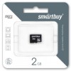 Карта памяти MicroSD 2 Gb Smartbuy без адаптера (SB2GBSD-00)