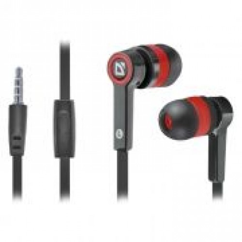 Гарнитура Defender Pulse-420 для мобильных устройств, черно-красная (63424)