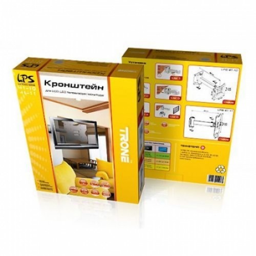 Кронштейн наклонно-поворотный для ЖК 17..23 TRONE "LPS 41-10" серебристый"