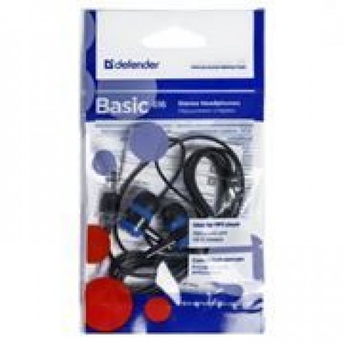 Наушники-вкладыши Defender Basic-616, черные (63616)