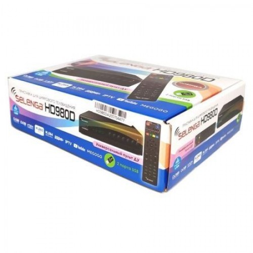 Цифровой телевизионный ресивер DVB-T2 SELENGA HD980D (4073)