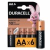 Батарейка AA Duracell LR6-6BL, 6 шт, блистер (MN1500)