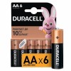 Батарейка AA Duracell LR6-6BL, 6 шт, блистер (MN1500)