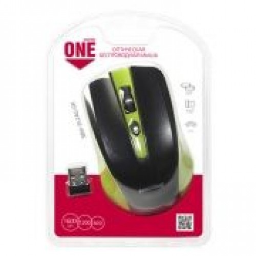 Мышь беспроводная Smartbuy ONE 352 Green/Black USB (SBM-352AG-GK)