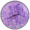 Настенные часы Perfeo PF-WC-006, круглые, диам. 30 см, без корпуса / лаванда циферблат (PF_C3072)