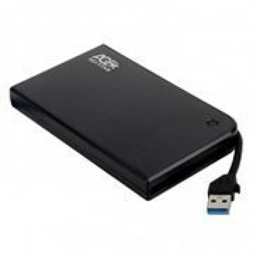 Внешний контейнер для 2.5 HDD S-ATA AgeStar 3UB2A14, алюминиевый, черный, USB 3.0"