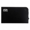 Внешний контейнер для 2.5 HDD S-ATA AgeStar 3UB2A14, алюминиевый, черный, USB 3.0"