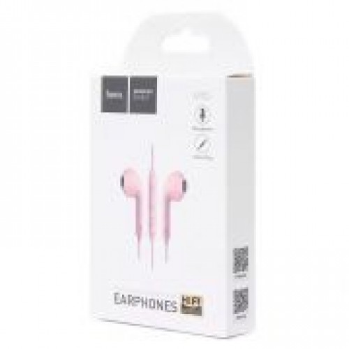 Гарнитура Hoco M55 Memory Sound Pink, вставная