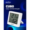 Метеостанция Perfeo PF-S2110AS Cubo с часами и будильником, белая (PF_C3583)