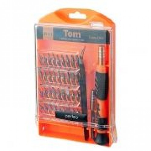 Отвертка с набором бит Perfeo Tom, 39 предметов (PF_A4873)