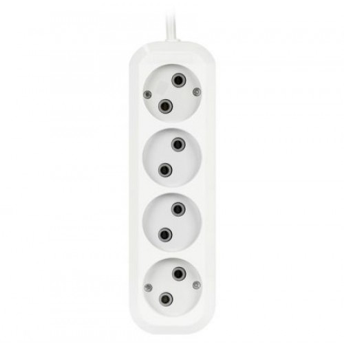 Удлинитель сетевой Smartbuy, 4 розетки, 5 м, 10А/2.2кВт без заземления (SBE-10-4-05-N)