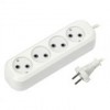 Удлинитель сетевой Smartbuy, 4 розетки, 5 м, 10А/2.2кВт без заземления (SBE-10-4-05-N)