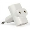 Переходник тройник Smartbuy, под плоскую вилку, белый, 250В 6А (SBE-06-A04-3)