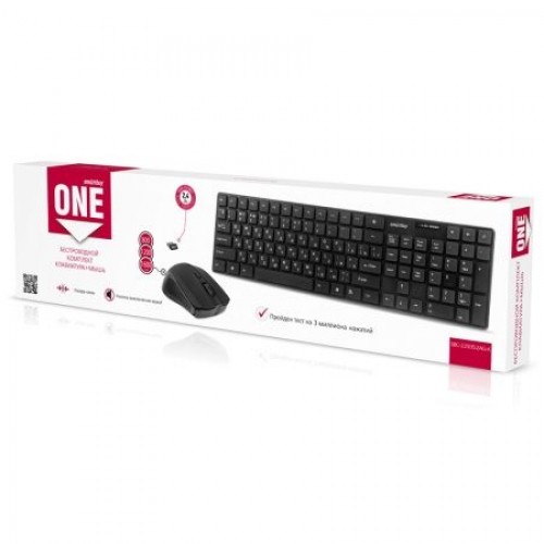 Комплект Smartbuy ONE SBC-229352AG-K Black, беспроводные клавиатура и мышь