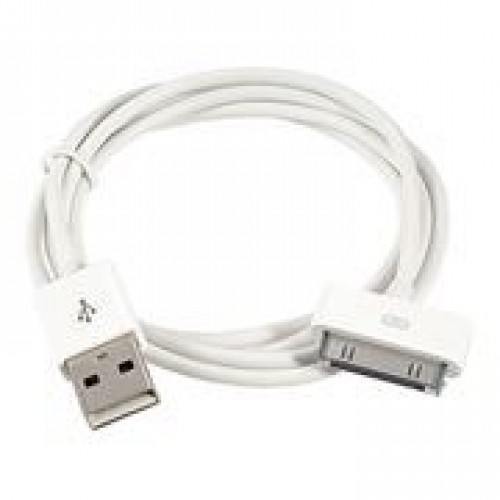 Кабель USB 2.0 Am=>Apple 30 pin, 1 м, белый, Perfeo (I4601)