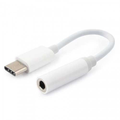 Адаптер USB Type C(m) - 3.5 jack, Cablexpert (CCA-UC3.5F-01-W)