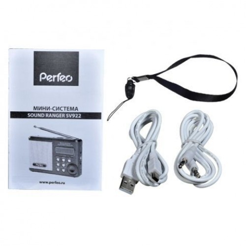 Мини аудио система Perfeo SV922RED Sound Ranger, красная (PF_3182)