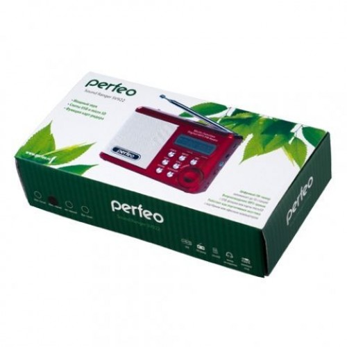 Мини аудио система Perfeo SV922RED Sound Ranger, красная (PF_3182)