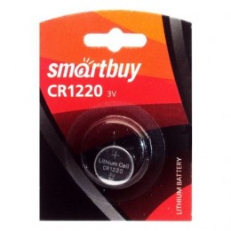 Батарейка CR1220 Smartbuy, 1 шт, блистер (SBBL-1220-1B)