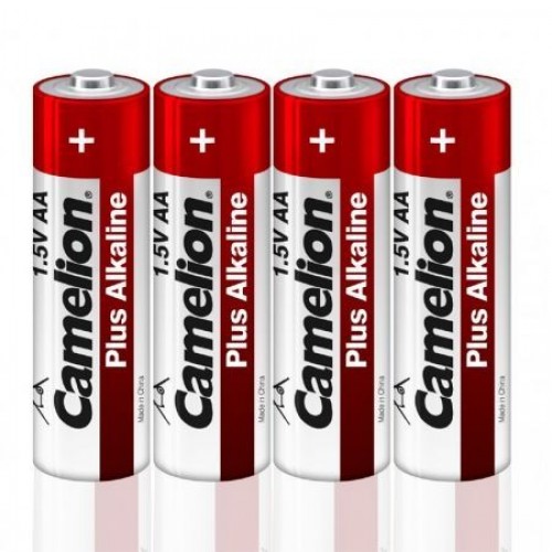 Батарейка AA Camelion Plus Alkaline LR6-BP4, щелочная, 4шт, блистер