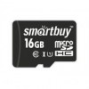 Карта памяти Micro SDHC 16Gb Smartbuy Class 10 UHS-I без адаптера (SB16GBSDCL10-00)