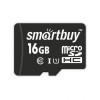 Карта памяти Micro SDHC 16Gb Smartbuy Class 10 UHS-I без адаптера (SB16GBSDCL10-00)