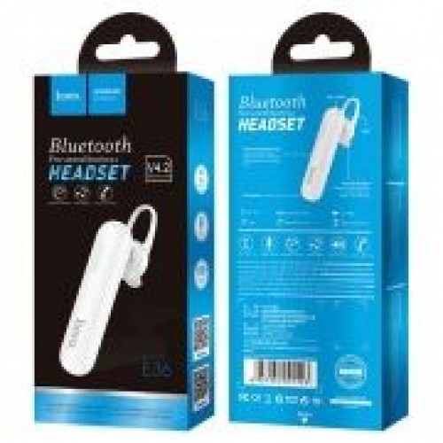 Гарнитура Bluetooth Hoco E36 Free Sound, вставная, моно, белая