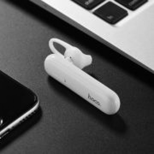Гарнитура Bluetooth Hoco E36 Free Sound, вставная, моно, белая
