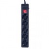 Сетевой фильтр Perfeo POWER+ PF-PP-5/3,0-B, 3 м, 5 розеток, черный (PF_A4660)