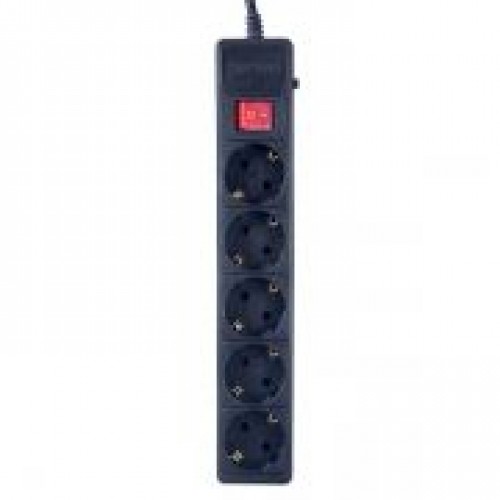 Сетевой фильтр Perfeo POWER+ PF-PP-5/3,0-B, 3 м, 5 розеток, черный (PF_A4660)