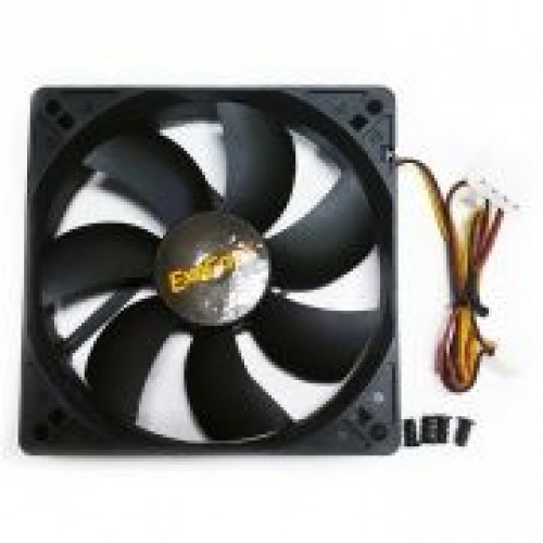 Вентилятор 120 x 120 x 25, 3 pin/4 pin Molex, 12V, 1200 об/мин, втулка, 40 см, Exegate (EX12025S3PM)