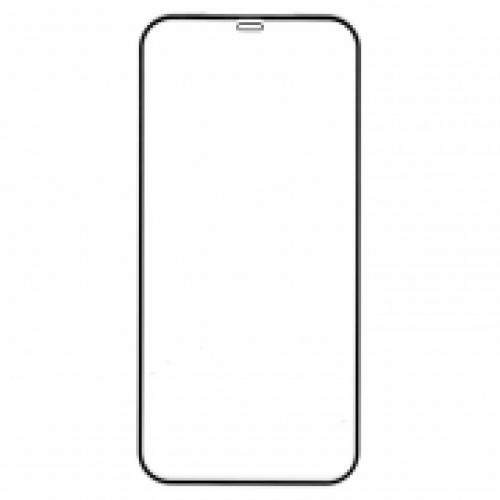 Защитное стекло для экрана iPhone 12 Pro Max (6.7), 3D, чёрное, Perfeo (PF_C3130)"