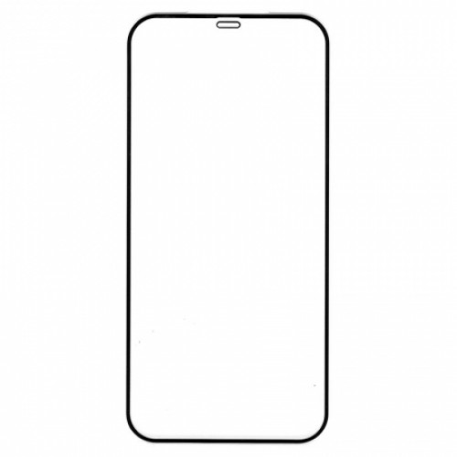 Защитное стекло для экрана iPhone 12 Pro Max (6.7), 3D, чёрное, Perfeo (PF_C3130)"