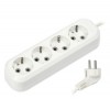 Удлинитель сетевой Smartbuy, 4 розетки, 2 м, 16А/3.5кВт заземление (SBE-16-4-02-Z)