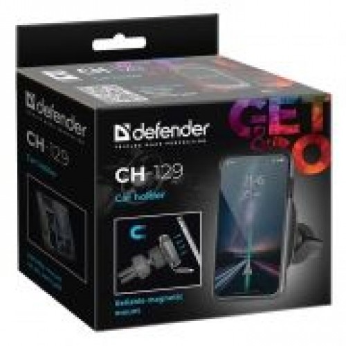 Держатель автомобильный на вентил. решетку, магнитный, Defender CH-129 (29129)