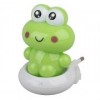 Светильник-ночник Лягушонок" с выключателем, светодиодный, 0.5Вт, 220В, Эра (NN-608-SW-GR)"
