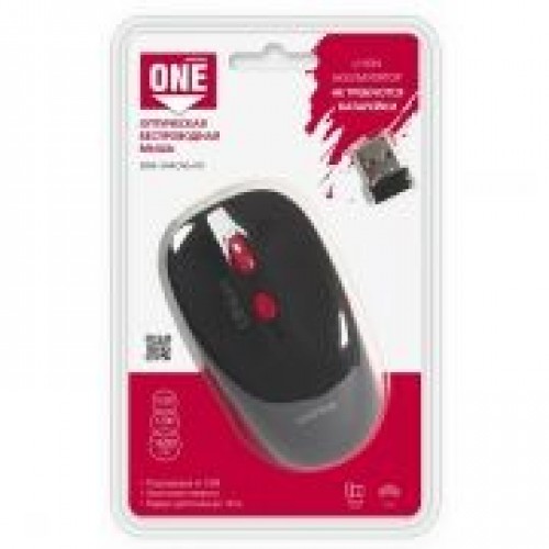 Мышь беспроводная Smartbuy ONE 344CAG Black/Red USB (SBM-344CAG-KR)