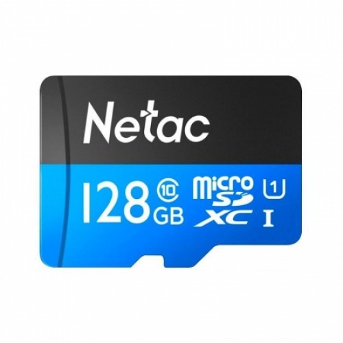 Карта памяти Micro SDXC 128Gb Netac P500 Class 10 U1 80 Мб/c без адаптера (NT02P500STN-128G-S)