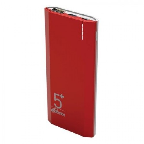 Зарядное устройство Ritmix RPB-5002 Red, 5000 мА/ч Li-pol, 2.1A USB