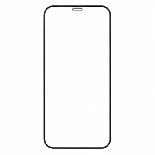 Защитное стекло для экрана iPhone 12 mini (5.4), Full Screen, чёрное, Perfeo (PF_B4952)"