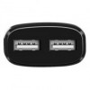 Зарядное устройство Hoco C12 Dual 2.4А 2xUSB, черное